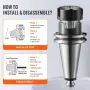 25 stk er32 Collet Set, 1/16 ''-13/16 '', ER32 Spring Collet