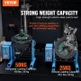 Rotary Welding Positioner 50KG, 0-90° Welding Positioning Turntable Table 0.5-6RPM 120W, with 12.4 Inch 3-Jaw Lathe Chuck & Weld