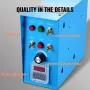 Rotary Welding Positioner 50KG, 0-90° Welding Positioning Turntable Table 0.5-6RPM 120W, with 12.4 Inch 3-Jaw Lathe Chuck & Weld