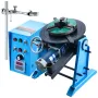 Rotary Welding Positioner 50KG, 0-90° Welding Positioning Turntable Table 0.5-6RPM 120W, with 12.4 Inch 3-Jaw Lathe Chuck & Weld