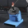 Rotary Welding Positioner 10KG, 0-90° Welding Positioning Turntable Table with 8.1 Inch 3-Jaw Lathe Chuck, 1-12 RPM 20W Portable