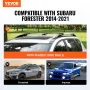 Tagstativ krydsstænger, pasform til 2014-2022 Subaru Forester