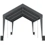 Carport, biloverdækning, garagetelt, 10x20 fod med 8 stænger
