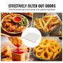 Fryer Filter Paper, 100 Sheets, 19.3" x 16.1", Replacement Deep Fryer Filter Sheets for 18L/38L Commercial Mobile Fryer Filter M