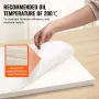 Fryer Filter Paper, 100 Sheets, 19.3" x 16.1", Replacement Deep Fryer Filter Sheets for 18L/38L Commercial Mobile Fryer Filter M