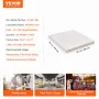 Fryer Filter Paper, 100 Sheets, 19.3" x 16.1", Replacement Deep Fryer Filter Sheets for 18L/38L Commercial Mobile Fryer Filter M