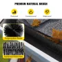 Gutter Guard Brush med 15 ft længde børste, 4,33 "(dia) Gutter