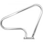 Pool Rail 39x32" Pool Railing 304 Stainless Steel 250LBS Load Capacity Silver Rustproof Pool Handrail Humanized Swimming Pool