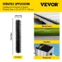 Gutter Guard Brush med 15 ft længde børste, 4,33 "(dia) Gutter