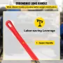 Pipe Wrench, 51 inch, Heavy Duty Cast Iron Straight Plumbing Wrench, Adjustable Plumber Tool for Sink Faucet Toilet Bowl Bathroo
