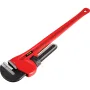Pipe Wrench, 51 inch, Heavy Duty Cast Iron Straight Plumbing Wrench, Adjustable Plumber Tool for Sink Faucet Toilet Bowl Bathroo