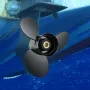Outboard Propeller, Replace for OEM 3817469, 3-Blade 14 1/4 x 21 Pitch Aluminium Boat Propeller, Compatible with Volvo Penta SX 