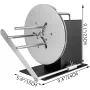 Label Rewinder 120mm Width Label Rewinder Machine Bi-Directional Rewind Rewinding Machine 220mm Max. Diameter Synchronize with P