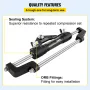 Hydraulic Steering Cylinder 300HP, Hydraulic Steering Front Mount Hydraulic Outboard Marine Steering Kit Without Hydraulic Hose 