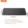 Pizza Steel, 20" x 14" x 3/8" Pizza Steel Plate for Oven, Pre-Seasoned Carbon Steel Pizza Baking Stone with 20X Higher Conductiv