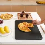 Pizza Steel, 20" x 14" x 3/8" Pizza Steel Plate for Oven, Pre-Seasoned Carbon Steel Pizza Baking Stone with 20X Higher Conductiv