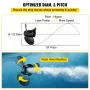 Outboard Propeller, Replace for OEM 3817468, 3-Blade 14.5\" x 19\"" Pitch Aluminium Boat Propeller, Compatible with Volvo Penta 