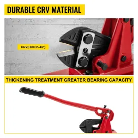 24" Bench Type Hand Swager, Cutting Capacity 3/8" Bolt Cutter Bench Type, Hardness 35-45HRC Crimping Tool Bench Wire Rope "