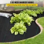 Weed Barrier Landscape Fabric, 5 x 250 ft, 5 Oz Premium Woven Ground Cover Heavy Duty PP Material & Easy Setup, Single-Layer for