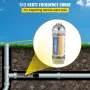 512HZ Sonde 8/5\" and 1/4-20\"" Connectors Rigid Drain Locator for Locating & Detecting Small Sewer & Pipelines, Silver"