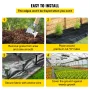 Geotekstilunderlag til landskabsbeskyttelse mod ukrudt 6 x 250