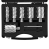 Annular Cutter Set, 6 PCS Universal Shank Mag Drill Bits, 2 "Skæredybde, 1" til 2 "skære diameter, M2al højhastighedsstål,