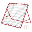 Soccer Rebounder Rebound Net, Kick-Back 39"x39", Portable Football Training Gifts, Fully Adjustable Angles Goal Net, Aids &