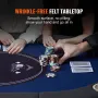 8 Spiller sammenfoldeligt pokerbord, blackjack Texas Holdem