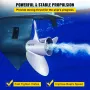 Outboard Propeller, Replace for OEM 3860709, 3-Blade 14.5\" x 21\"" Pitch Steel Boat Propeller, Compatible with Volvo Penta SX D