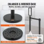 Crowd Control Stanchions, 6-Pack Crowd Control Barriers, Carbon