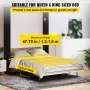 Murphy Mounting Wall Springs Mechanism Heavy Duty Support Hardware DIY Kit for King Queen Bed (Vertical), White