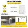 Murphy Mounting Wall Springs Mechanism Heavy Duty Support Hardware DIY Kit for King Queen Bed (Vertical), White