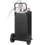 30 gallon gas caddy, brændstofopbevaringstank med hjul, bærbar