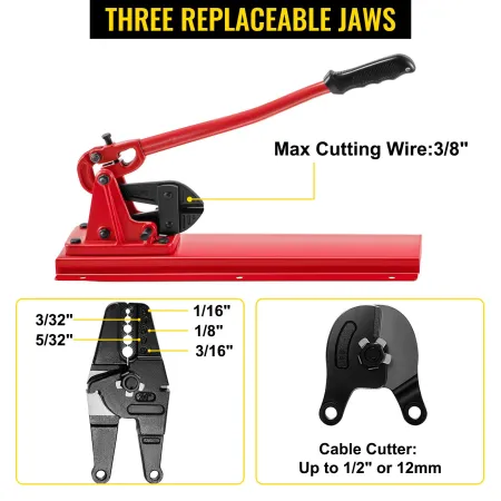 Bench Swager Tool 24 "Wire Rope Swaging Tool med
