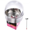 Commercial Cotton Candy Machine med Cover Sugar Floss Maker 1000W Party