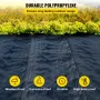 3FTx50FT Premium Weed Barrier Fabric Heavy Duty 5OZ, Woven Weed Control Fabric, High Permeability Good for Flower Bed, Geotextil