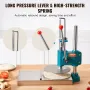 Manual Pizza Dough Press Machine, 9.5inch/24cm Household Pizza Pastry, Stainless Steel Pizza Presser, Commercial Chapati Sheet P