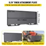 Skid Steer Mount Plate 0,24 "Tyk glidestyringsplade Høj