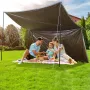 Tarp Waterproof 487.7 x 609.6 cm, Plastic Poly Tarp Cover 0.25 mm, Multi Purpose Tear UV and Temperature Resistant Outdoor Tarpa
