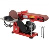 Belt Sander 4" x 36",  Disc Combo Sander 6" Electric adjustable bench sander 375W Grinder Bench Sanding Machine with 4 Rubber