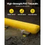 Oversvømmelsesbarriere, 12 ft længde x 12 i højden sandpose