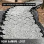 Geo Grid Ground Grid 2.74 x 5.18 m, Geo Cell Grid 10.16 cm Thick, Gravel Grid HDPE Material, Ground Stabilization Grid 855.79 kg