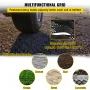 Ground Grid, 1885 lbs per Sq Ft Load Geo Grid, 3" Depth Permeable Stabilization System for DIY Patio, Walkway, Shed Base, Light 