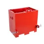 Ballast Box 3 Point Category 1 Tractor, 800lbs Capacity Hitch Ballast Box, for 2'' Hitch Receiver, Tractor Ballast Box with 5cu.
