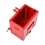 Ballast Box 3 Point Category 1 Tractor, 800lbs Capacity Hitch Ballast Box, for 2'' Hitch Receiver, Tractor Ballast Box with 5cu.