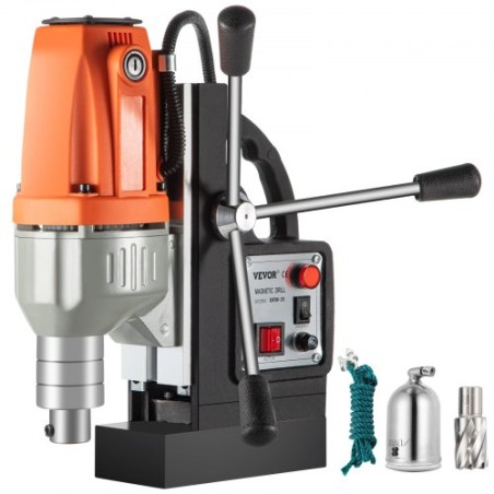 Magnetic Drill 220V-240V Magnetic Drilling Machine 980W, Metal Drill Press High Power  680 rpm, Multi-Function Metal Drill