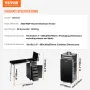 Professionel makeup -togtaske Aluminium Kosmetisk sag