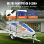 Jet Ski Cover, 3200-3420 mm Trailerable Waterproof PWC Cover, Heavy-duty 600D Marine Grade PU Oxford Fabric, UV Resistant Seadoo