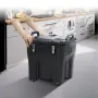 Insulated Food Carrier, 32Qt Capacity, Stackable Catering Hot Box with Stainless Steel Barrel, Top Load LLDPE Food Warmer with I