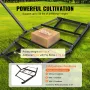 Driveway Drag, 84" Width Tow Behind Drag Harrow, Q235 Steel Driveway Grader with Adjustable Bars, Support up to 50 lbs,